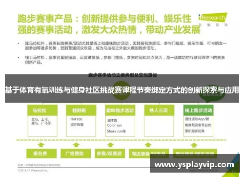 基于体育有氧训练与健身社区挑战赛课程节奏绑定方式的创新探索与应用